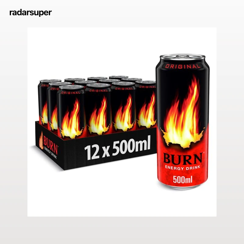 Bebida energética Burn pack 12 x 500 ml