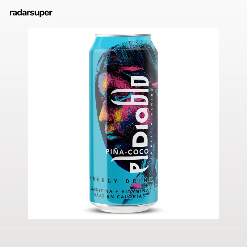 Bebida energética de piña y coco Dia El diablo 500 ml