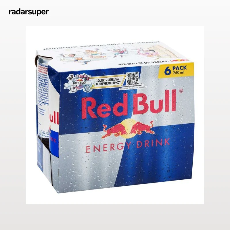 Bebida energética Red Bull 25cl Pack 6