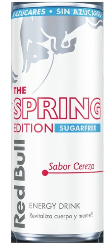 Bebida energética sin azúcar sabor cereza Red Bull 25cl