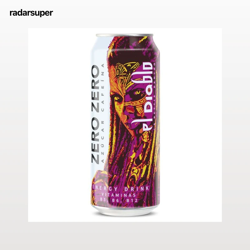 Bebida energética zero zero Dia El diablo 500 ml