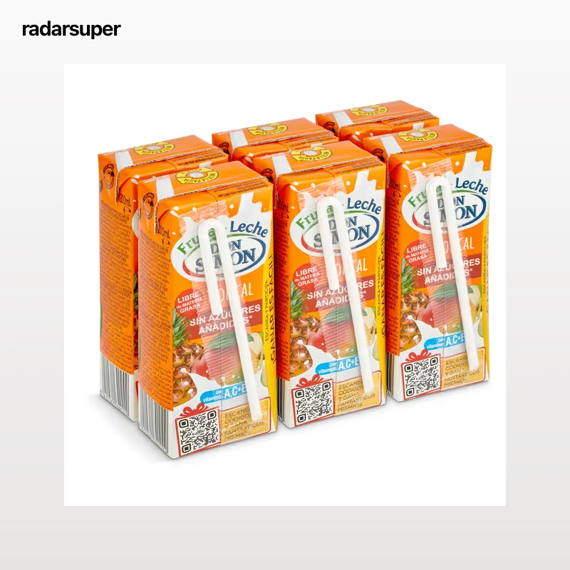 Bebida de fruta y leche tropical Don Simón pack 6 x 200 ml