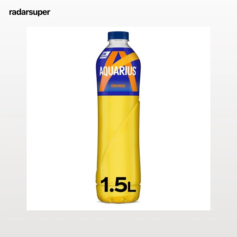 Bebida isotónica Aquarius botella 1,5l naranja