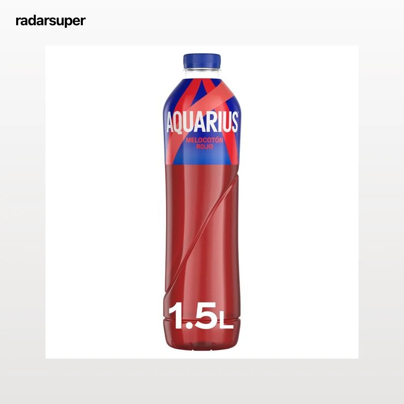 Bebida isotónica de melocotón rojo Aquarius 1,5l botella