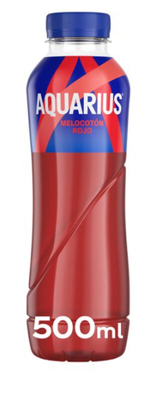 Bebida isotónica sabor melocotón rojo Aquarius 50cl botella