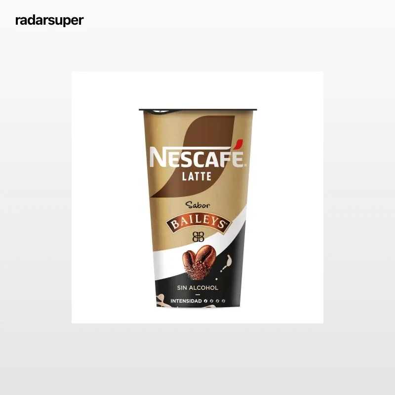 Bebida láctea con café sabor Baileys Nescafé Latte sin gluten 205 ml.