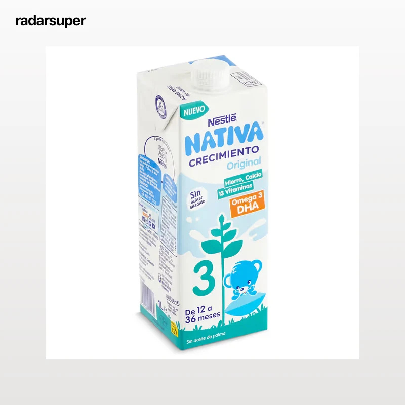 Bebida láctea crecimiento original +12 meses Nativa 1 L