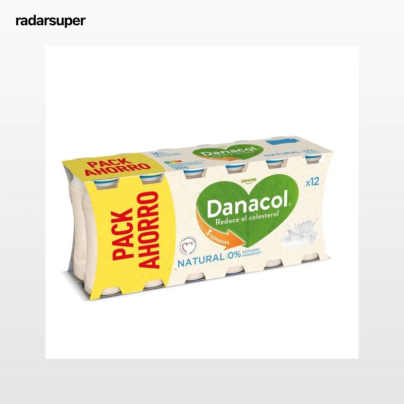 Bebida láctea Danacol colesterol pack 12 natural