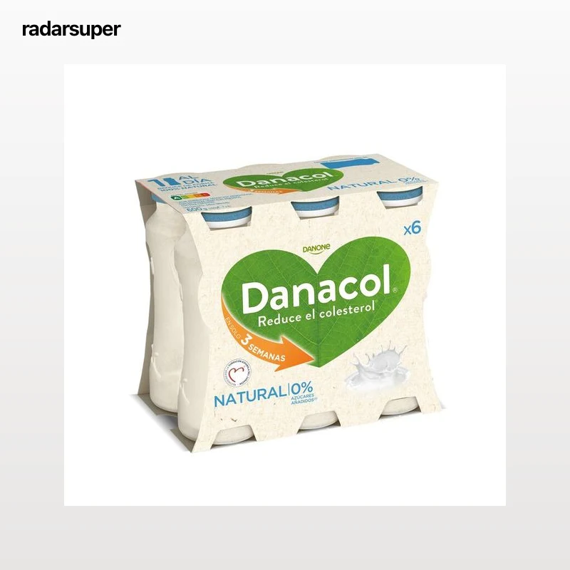 Bebida láctea Danacol colesterol pack 6 natural