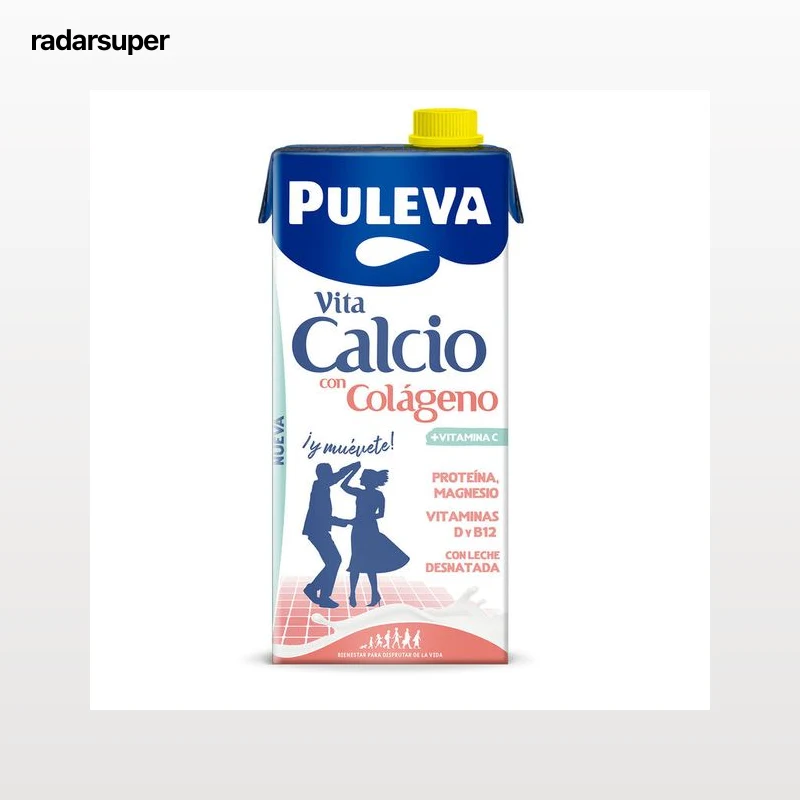 Bebida láctea desnatada con colágeno vita calcio Puleva 1l