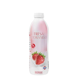 Bebida láctea de fresa