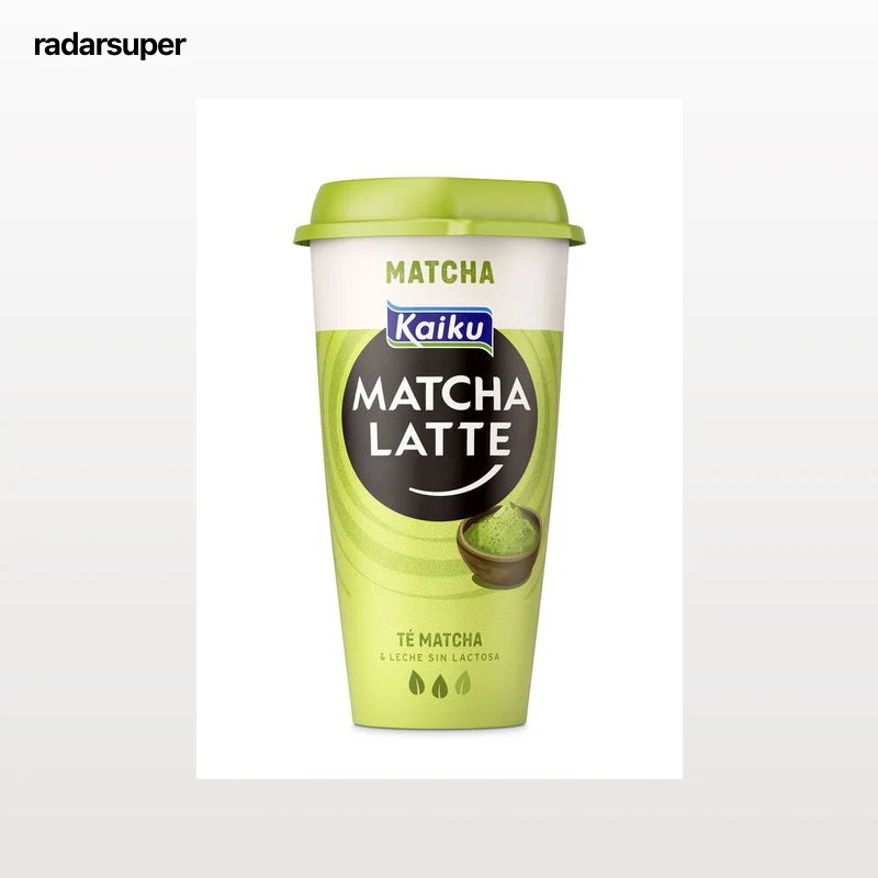 Bebida láctea matcha latte de Kaiku con capacidad de 230 ml