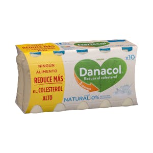 Bebida láctea natural Danacol 0% azúcares añadidos 0% MG