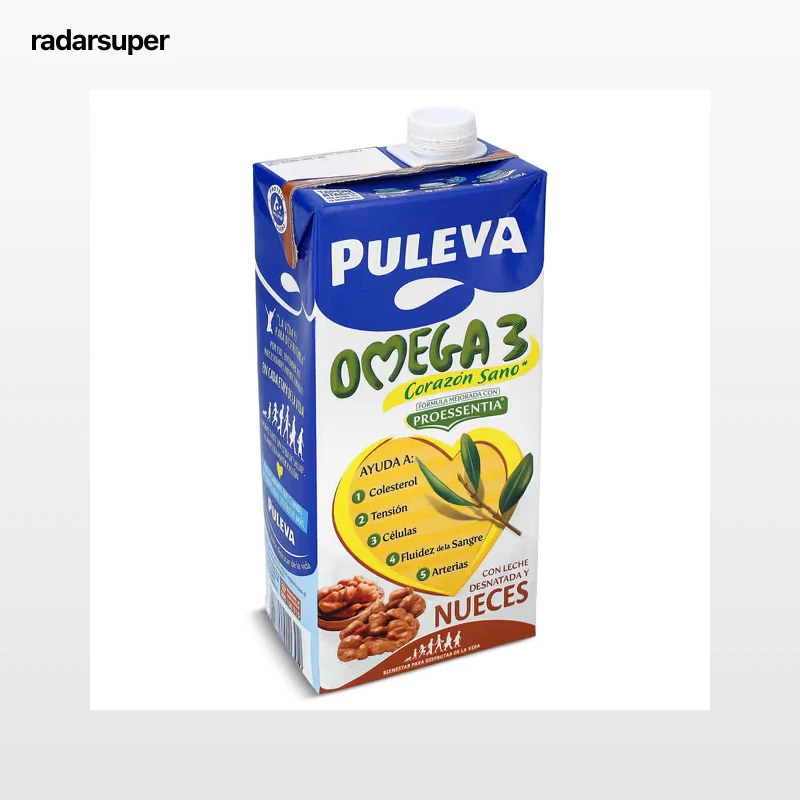 Bebida láctea omega 3 con nueces Puleva 1 L