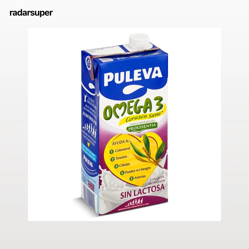 Bebida láctea omega 3 sin Lactosa Puleva 1 L