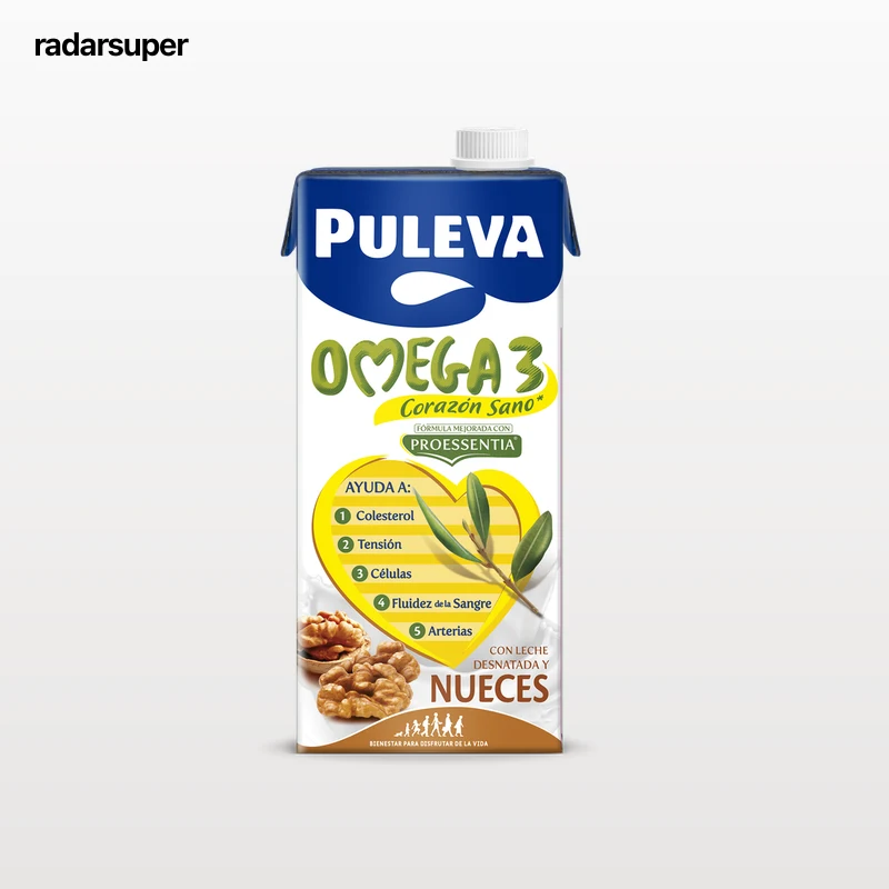 Bebida láctea Puleva omega3 1l nueces