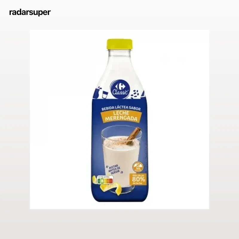 Bebida láctea sabor leche merengada Carrefour Classic' sin gluten 1 l.
