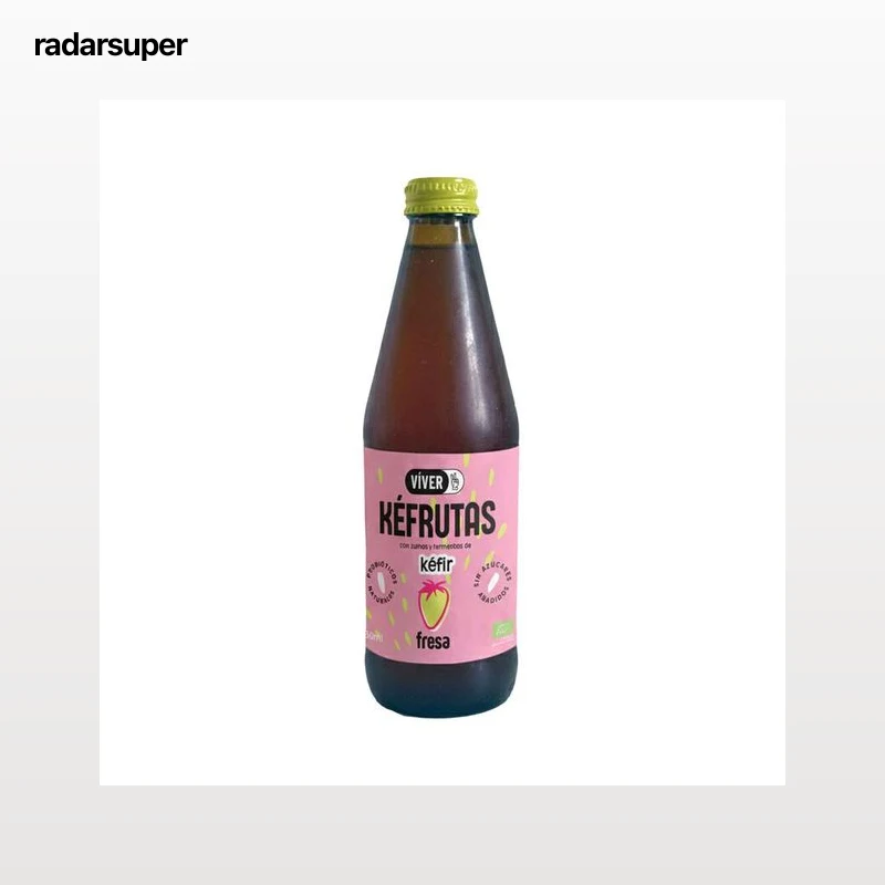 Bebida con probióticos fresa Viver kefrutas 330ml