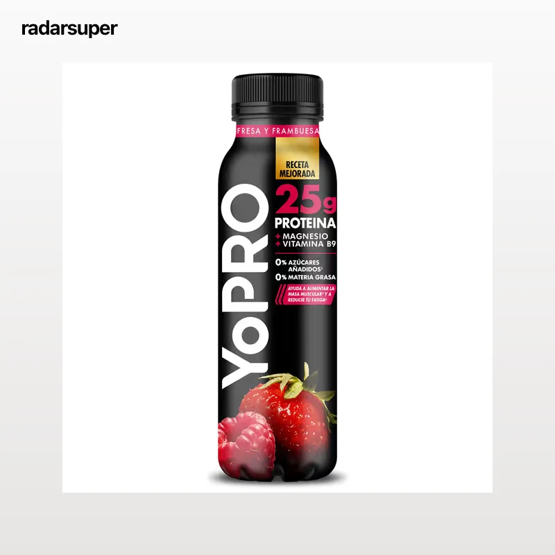 Bebida con proteínas sabor fresa Yopro 300 g