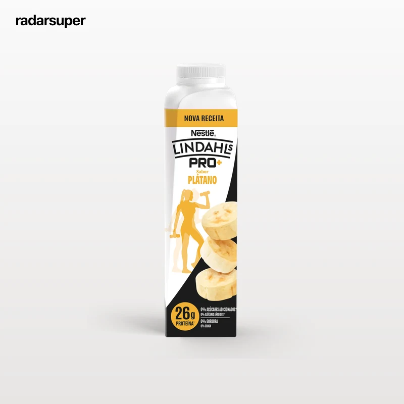 Bebida sabor plátano Lindahls Nestlé 345g pro+
