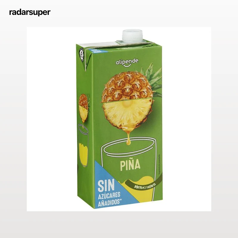 Bebida sin azúcar añadido Alipende 1L piña