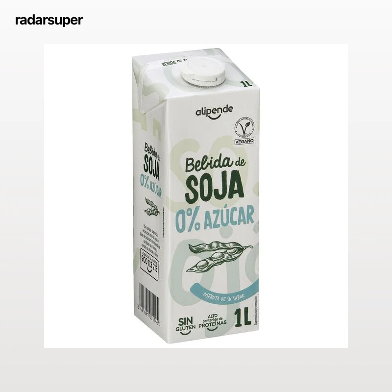 Bebida de soja 0% azucar Alipende 1l