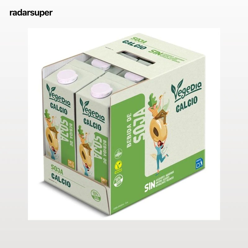 Bebida de soja con calcio Dia Vegedia pack 6 x 1 L