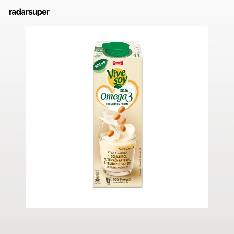 Bebida de soja omega 3 Vivesoy 1l