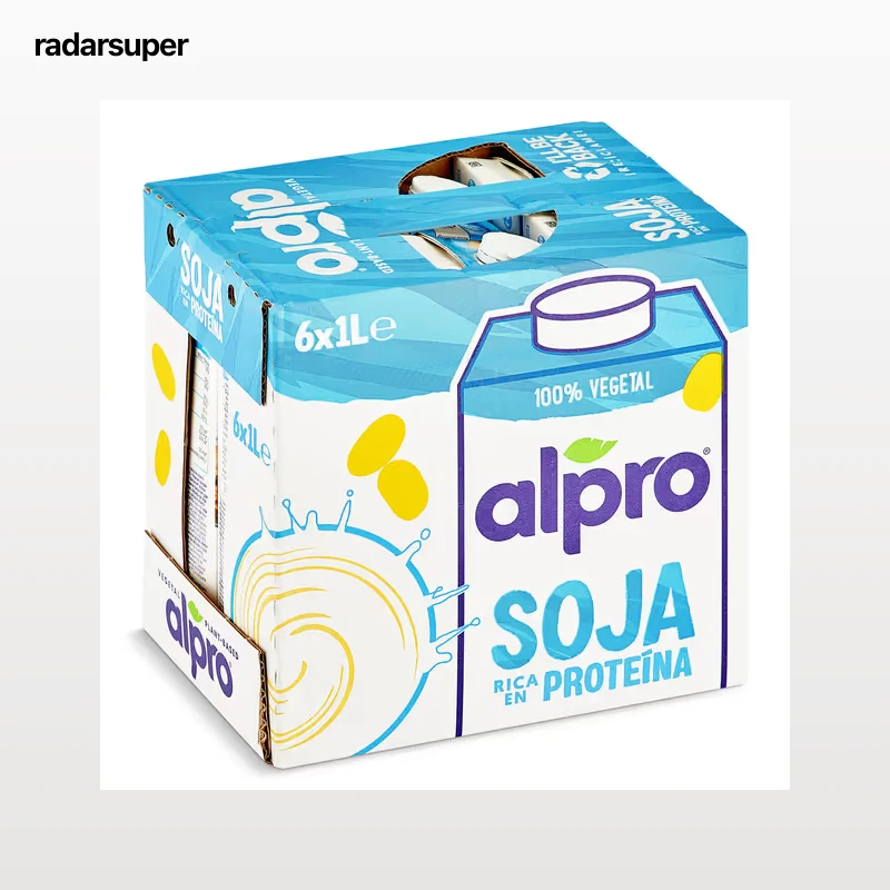 Bebida de soja Alpro pack 6 x 1 L