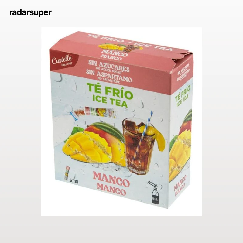 Bebida de te sin azucar Catsello Mango 45g