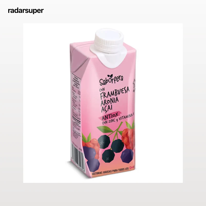 Bebida de zumo con frambuesa antiox Dia Saborfera 330 ml