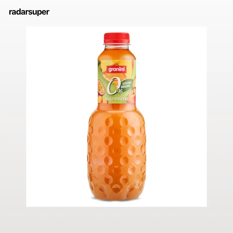 Bebida de zumo multifrutas sin azúcares añadidos Granini 1 L