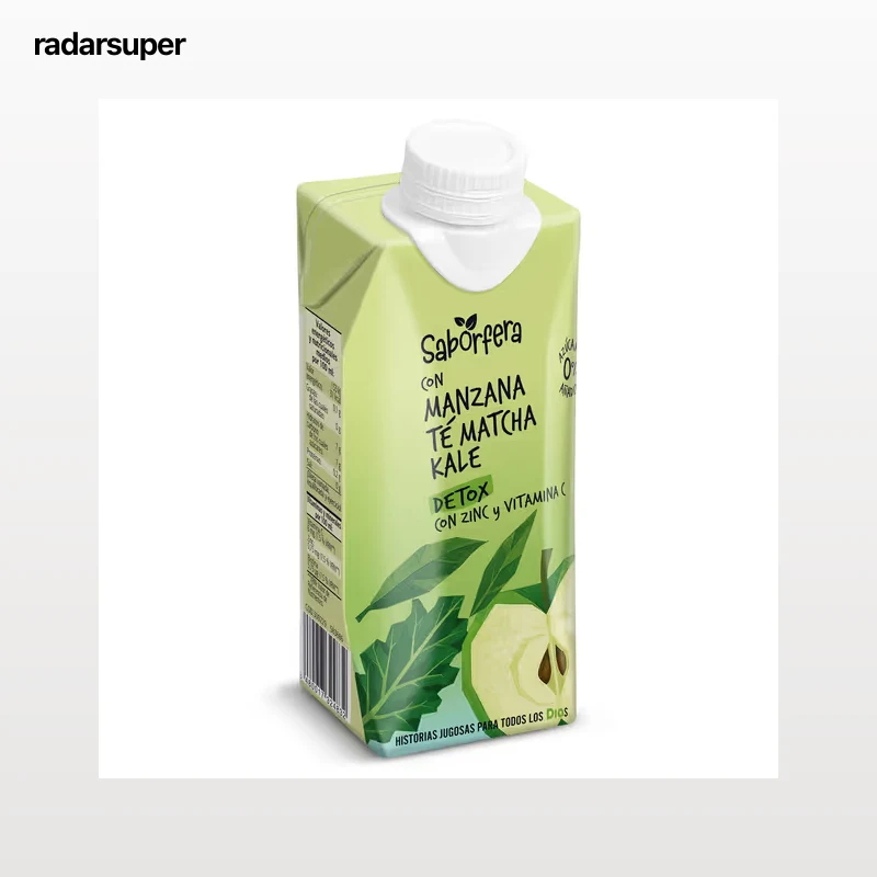 Bebida de zumo con té matcha detox Dia Saborfera 330 ml