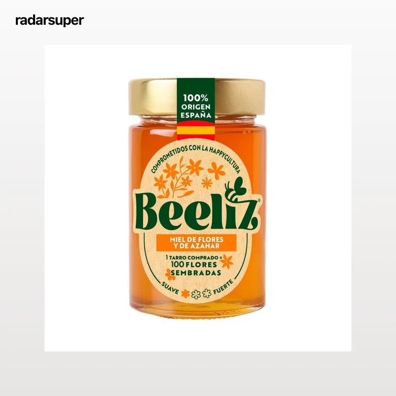 BEELIZ Miel de flores y azahar 250 g.