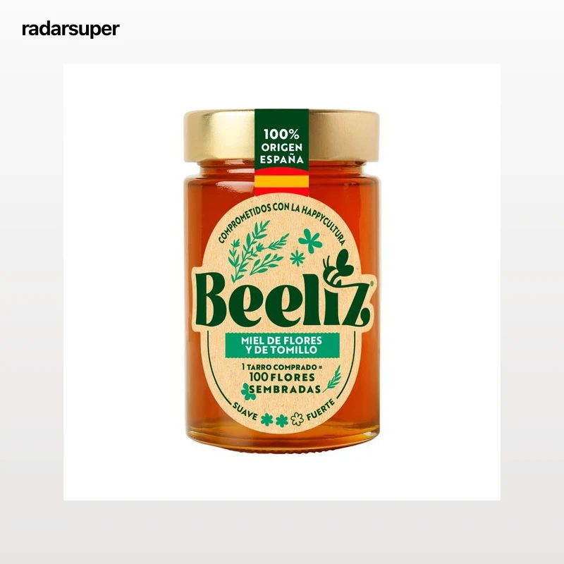 BEELIZ Miel de flores y tomillo 250 g.
