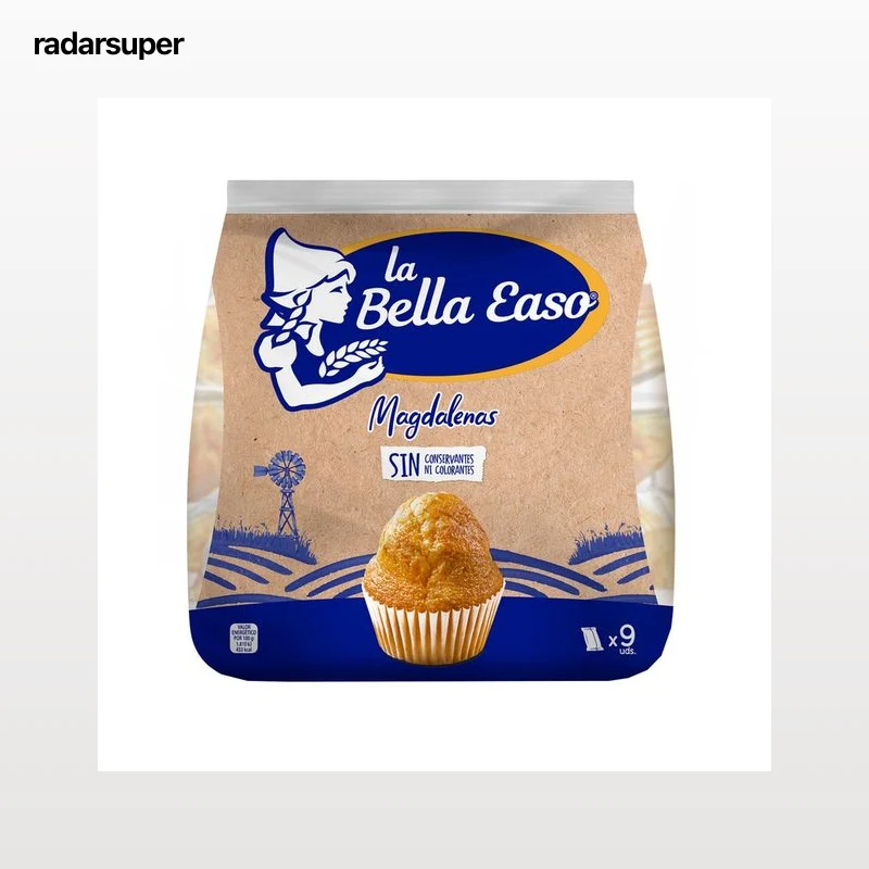 LA BELLA EASO Magdalenas redondas 9 uds. 261 g