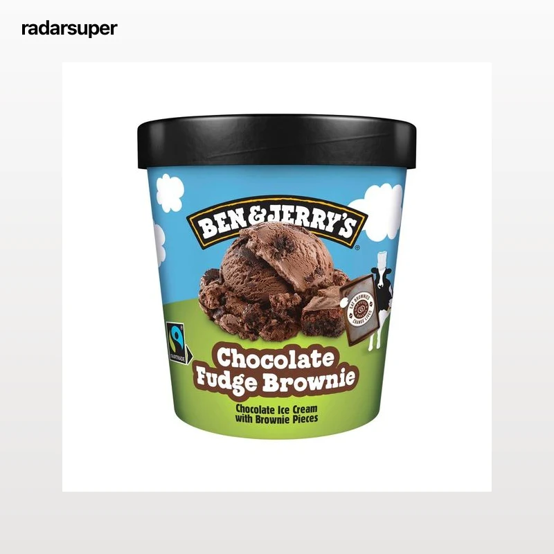 BEN & JERRY"S Tarrina de helado de chocolate con trocitos de brownie 465 ml.