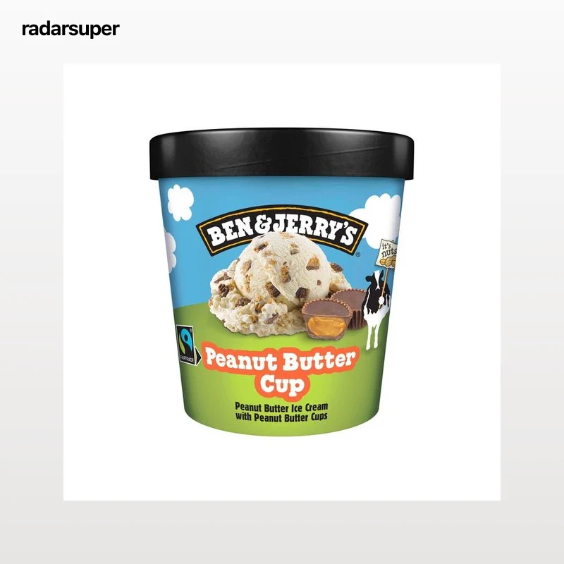 BEN & JERRY"S Tarrina de helado de crema de cacahuete con trocitos de cacahuete 500 ml.