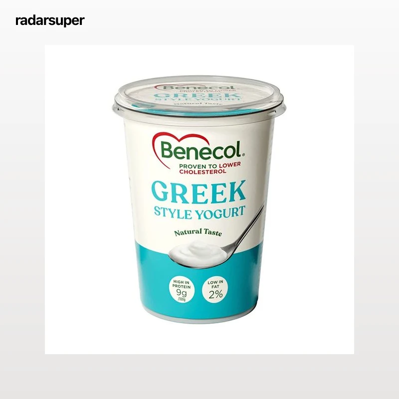 BENECOL Yogur estilo griego natural, que ayuda a reducir el colesterol 450 g.