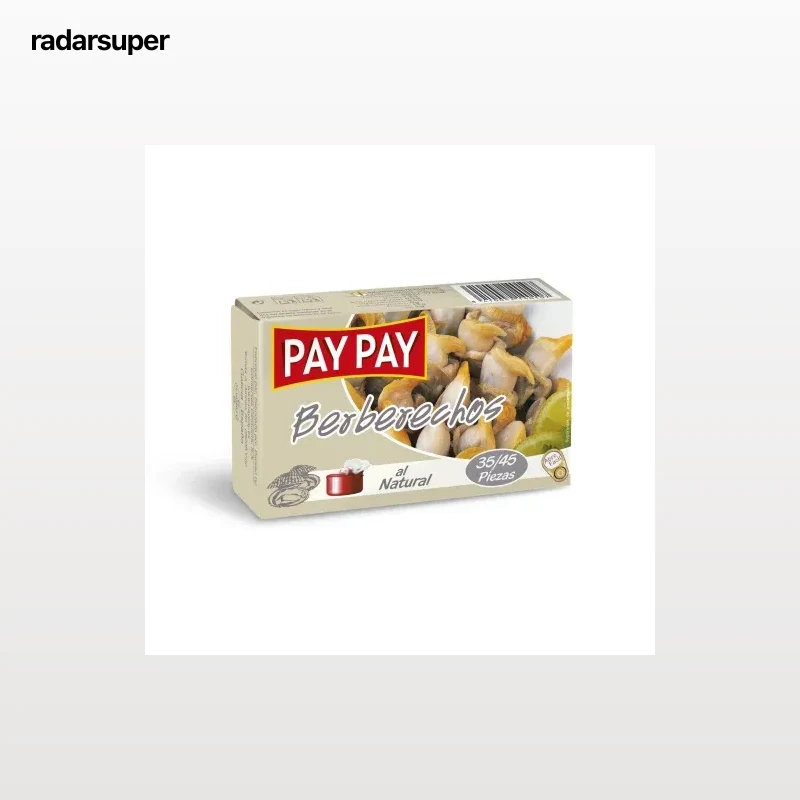 Berberechos al natural 35/45 Pay Pay 63 g.