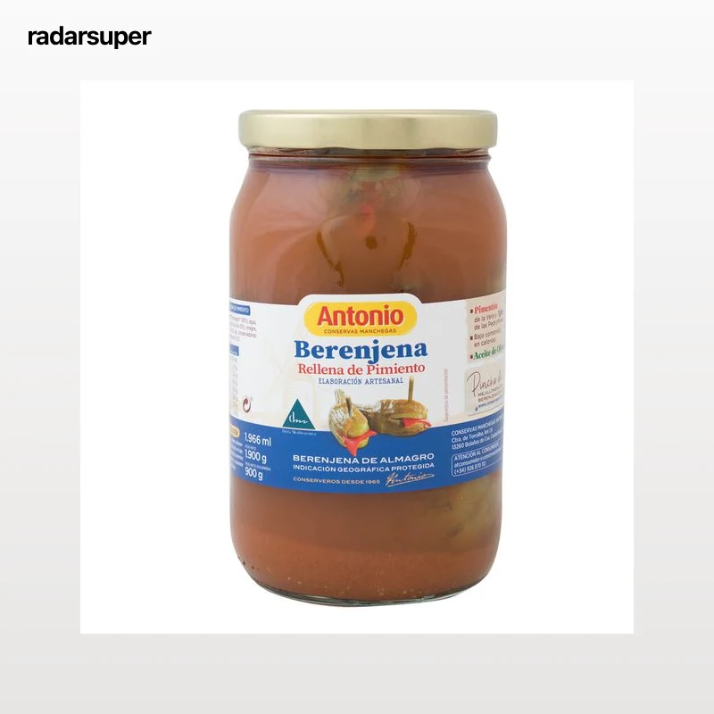 Berenjena rellena de pimiento Antonio 900g