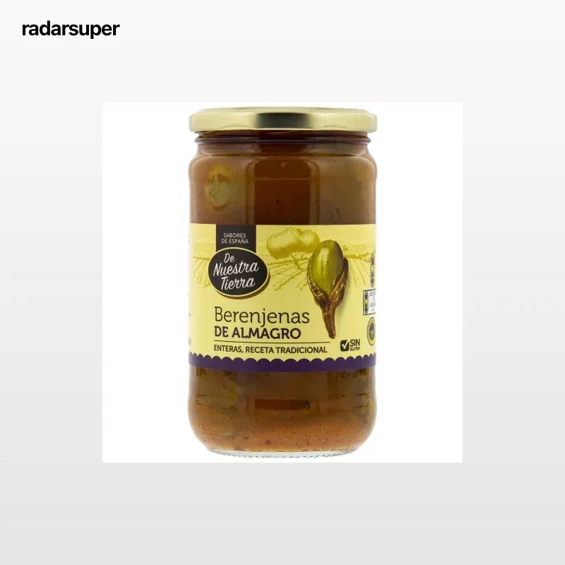 Berenjenas de Almagro De Nuestra Tierra sin gluten 300 g.