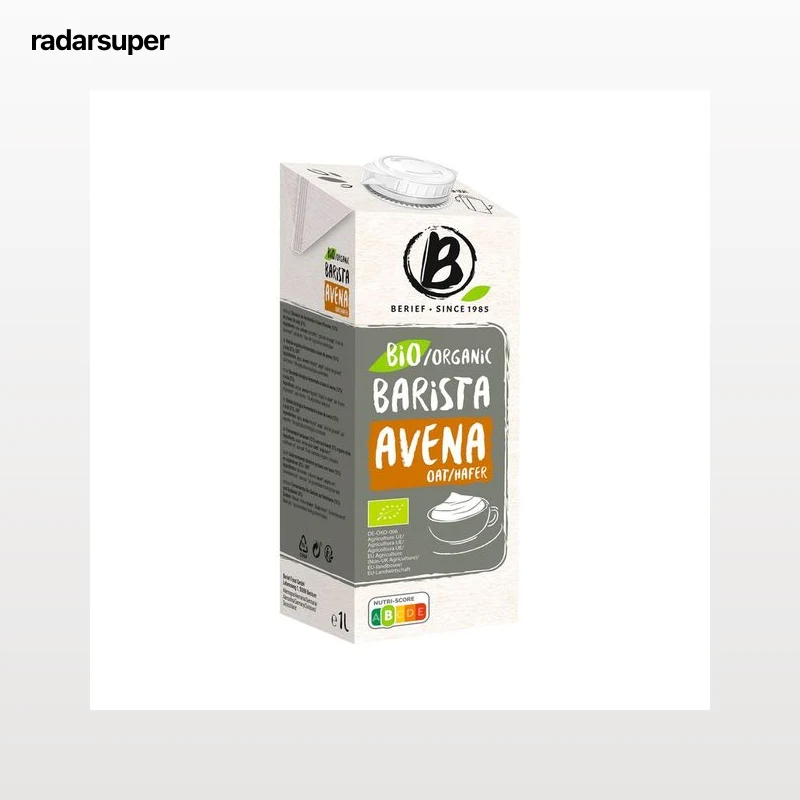 BERIEF Barista Bebida vegetal de avena ecológica especial para café 1 l.