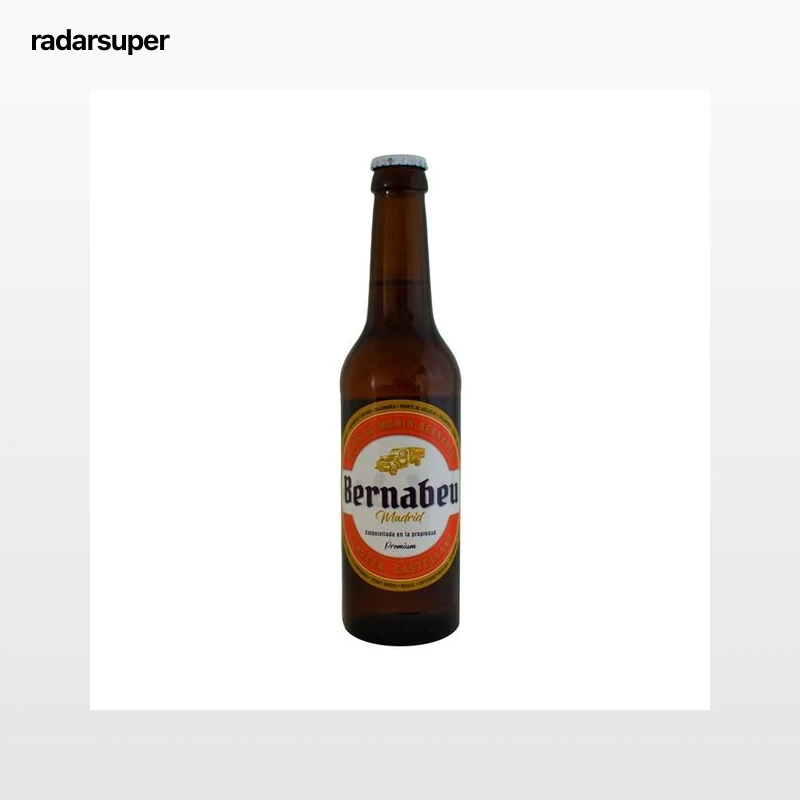 BERNABEU Cerveza rubia 33 cl.
