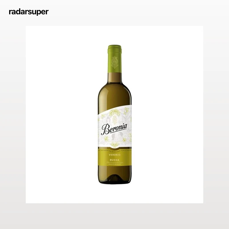 BERONIA Vino blanco verdejo con D.O. Rueda botella 75 cl.