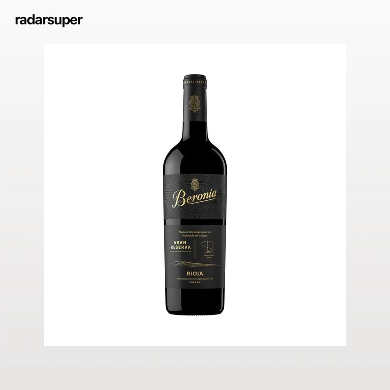 BERONIA Vino tinto gran reserva con D.O. Ca. Rioja botella de 75 cl.