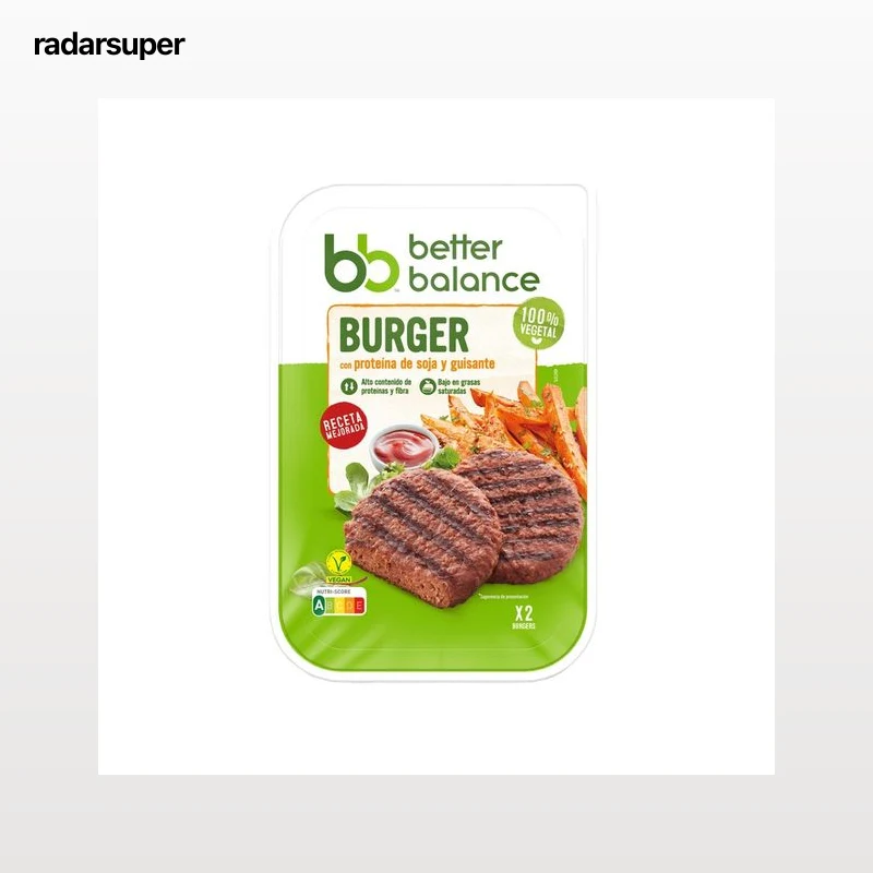 BETTER BALANCE Burger vegana (0% carne, 100% sabor)  200 g.