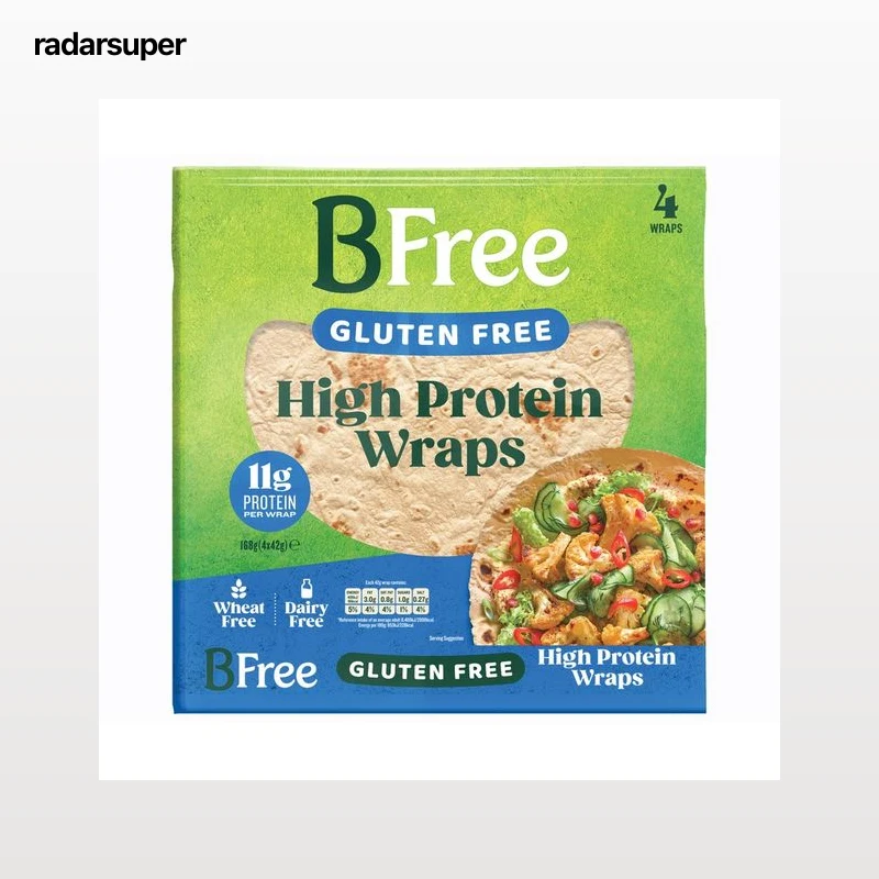 BFREE Wraps sin gluten alto en proteínas 168 g