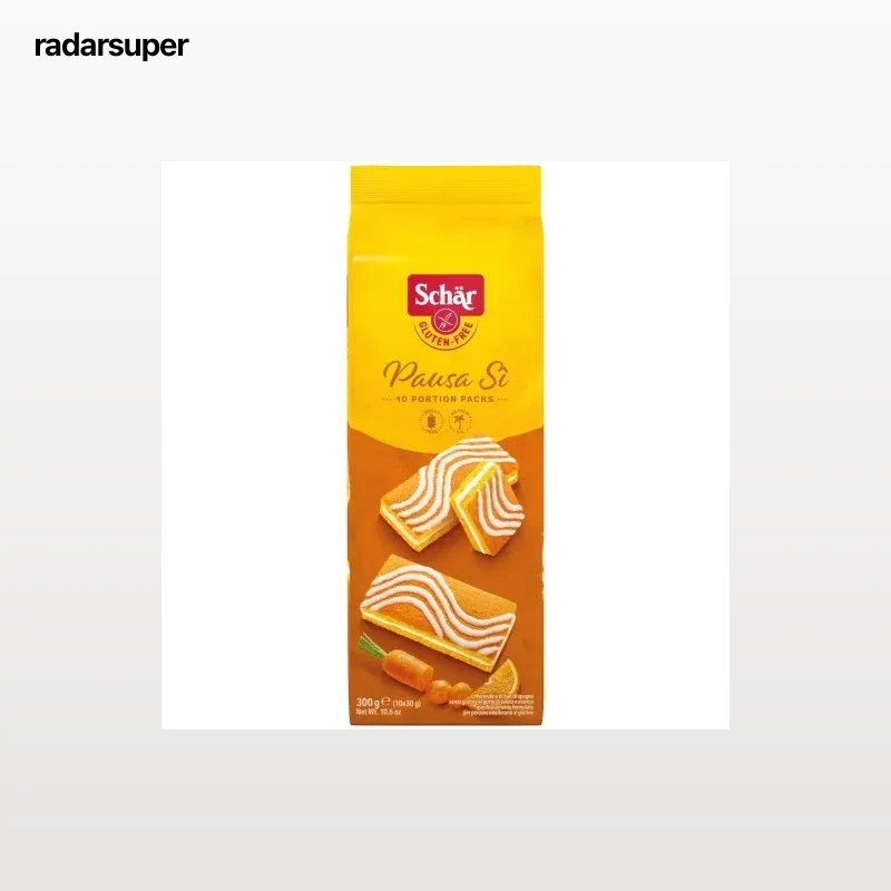 Biacochos sabor naranja y zanahoria Pausa Si Schär sin gluten 300 g.
