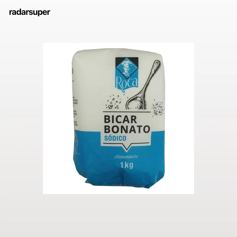 Bicarbonato sódico alimentario Roca 1 kg.